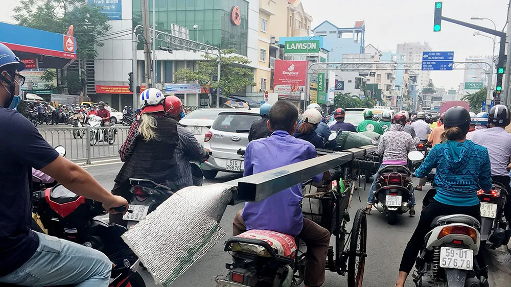Tái xuất xe 3 bánh tự chế