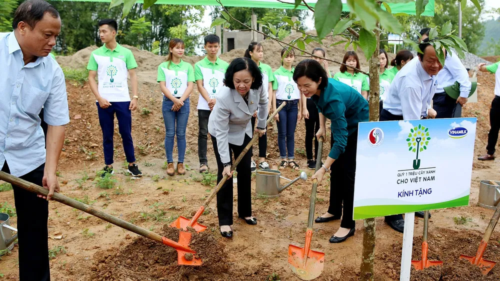 Hơn 100.000 cây xanh được trồng tại Bắc Kạn