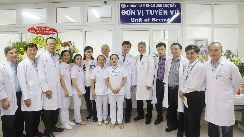 Bệnh viện Chợ Rẫy đưa vào hoạt động Đơn vị tuyến vú