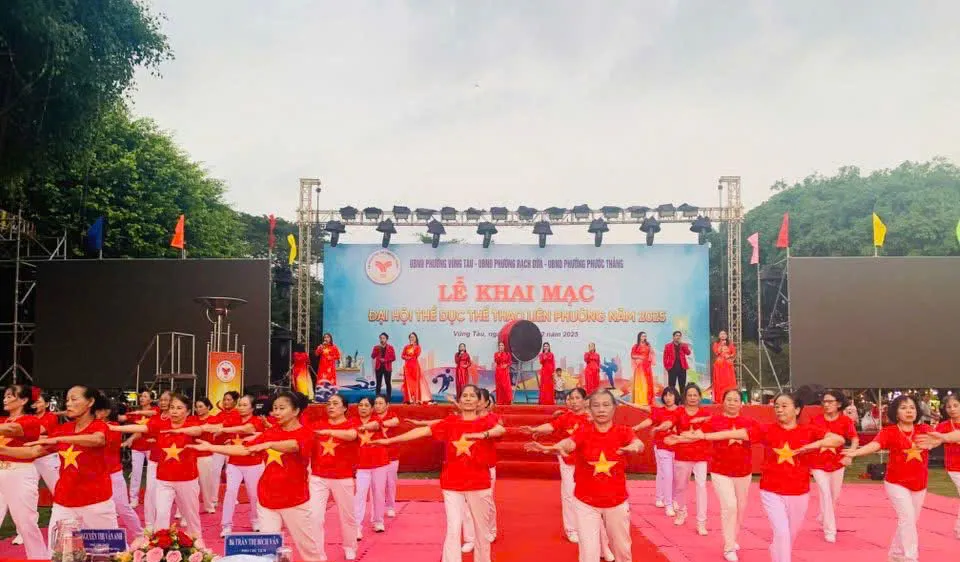 Sôi nổi Đại hội thể dục thể thao liên phường 2025