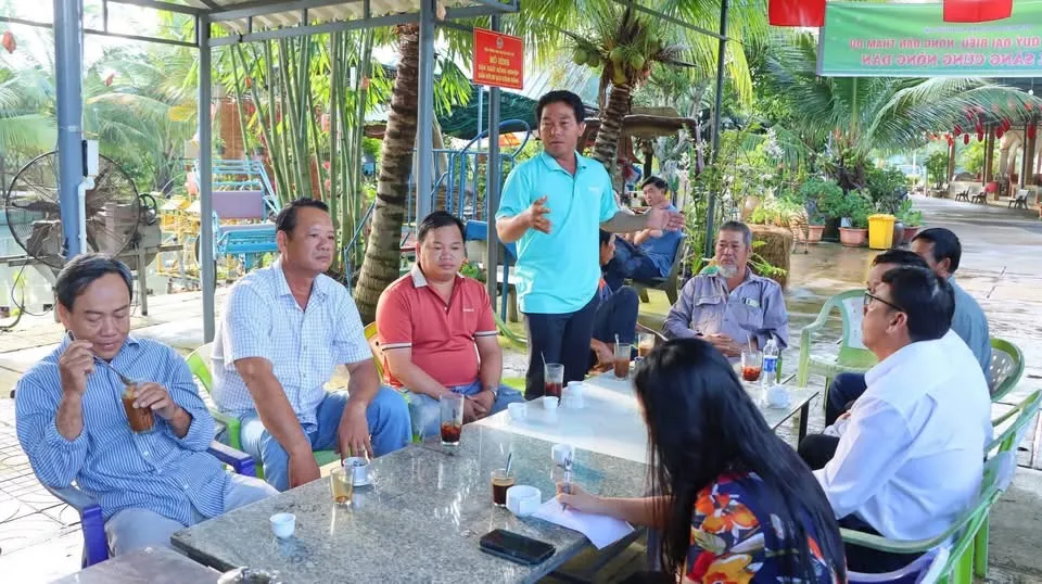 Nông dân xã Phước Hải kiến nghị cải thiện hạ tầng phục vụ sản xuất