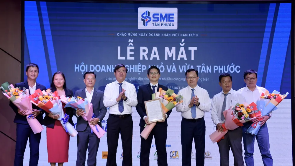 Phường Tân Phước ra mắt Hội Doanh nghiệp nhỏ và vừa