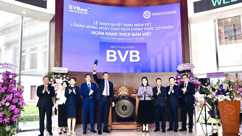 BVBank chính thức niêm yết và giao dịch trên Sở Giao dịch chứng khoán TPHCM