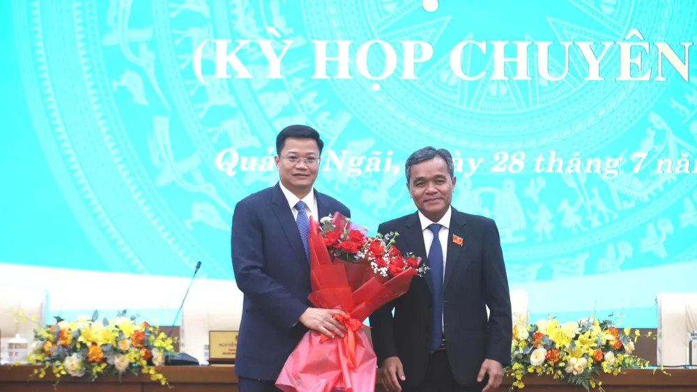 Đồng chí Nguyễn Đức Tâm được bầu giữ chức Chủ tịch UBND tỉnh Quảng Ngãi