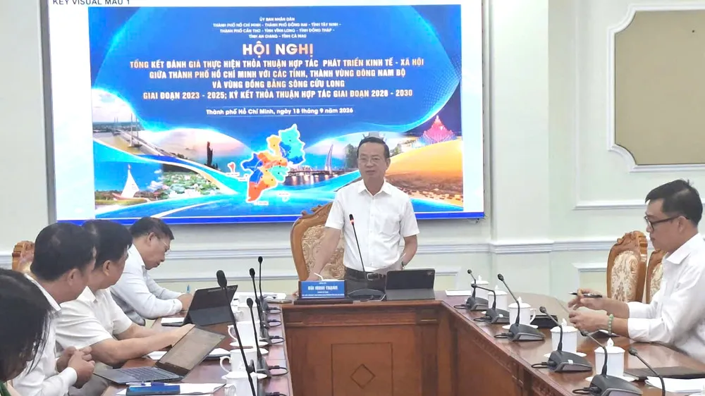  TPHCM cùng Đông Nam bộ, ĐBSCL tăng cường hợp tác phát triển kinh tế - xã hội