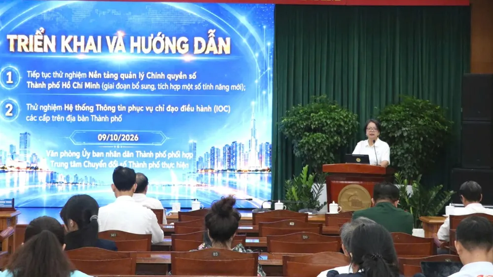 TPHCM triển khai nền tảng quản lý Chính quyền số 2.0 và hệ thống IOC