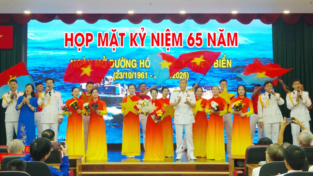 Họp mặt kỷ niệm 65 năm Ngày mở đường Hồ Chí Minh trên biển