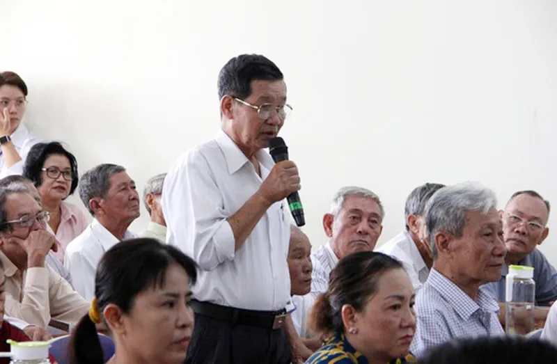 Cử tri quận Ninh Kiều, TP Cần Thơ đề đạt ý kiến, kiến nghị đến Đại biểu Quốc hội