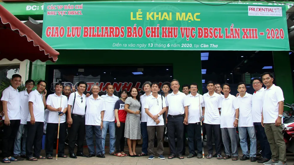 Khai mạc Giải Bida Báo chí khu vực ĐBSCL năm 2020