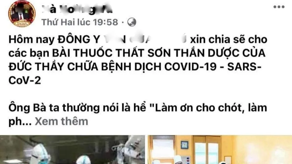 Quảng cáo thuốc trị Covid-19, chủ cơ sở thuốc đông y bị phạt 7,5 triệu đồng