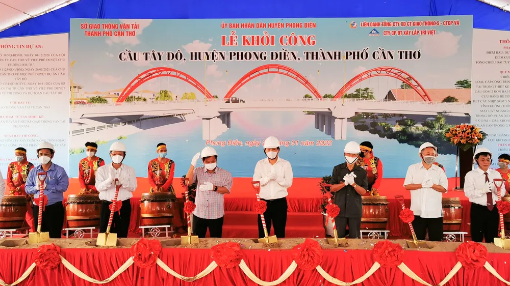 Khởi công xây dựng cầu Tây Đô hơn 208 tỷ đồng
