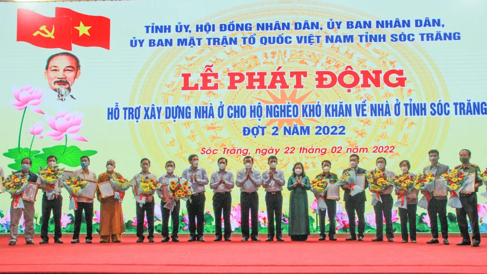 Sóc Trăng triển khai vận động xây dựng gần 2.000 căn nhà cho hộ nghèo