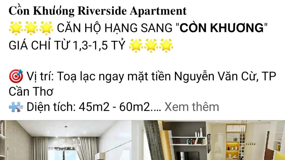 Quảng cáo, rao bán chung cư “ảo” trên mạng, 1 tổ chức và 2 cá nhân bị phạt 55 triệu đồng 