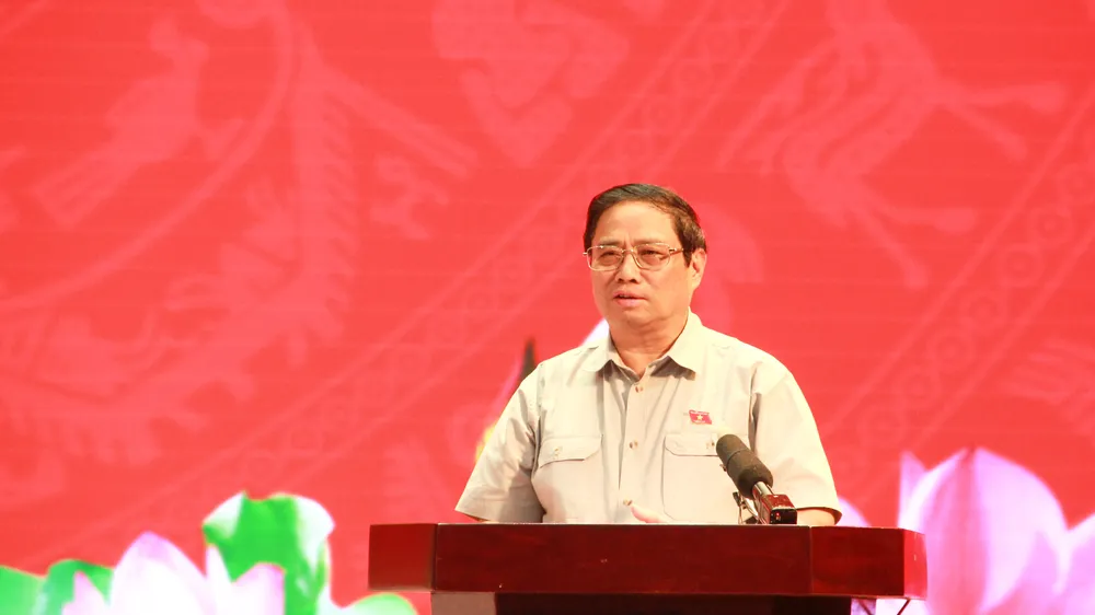 Thủ tướng Phạm Minh Chính tiếp xúc cử tri trước kỳ họp thứ 4 tại Cần Thơ