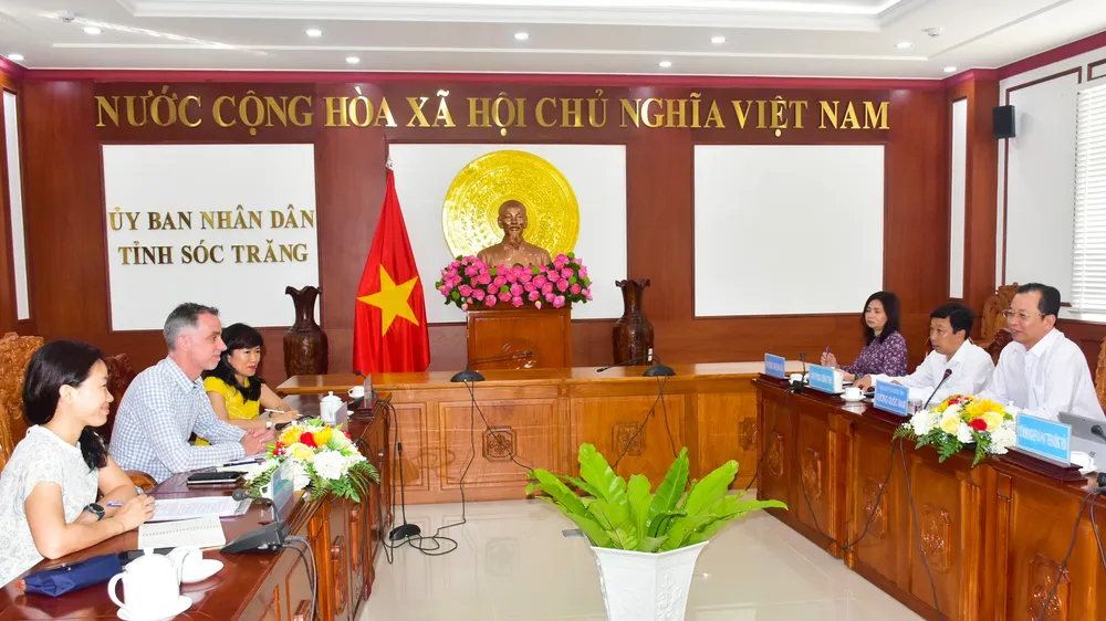 Lãnh đạo tỉnh Sóc Trăng tiếp đoàn công tác Đại sứ quán Canada 