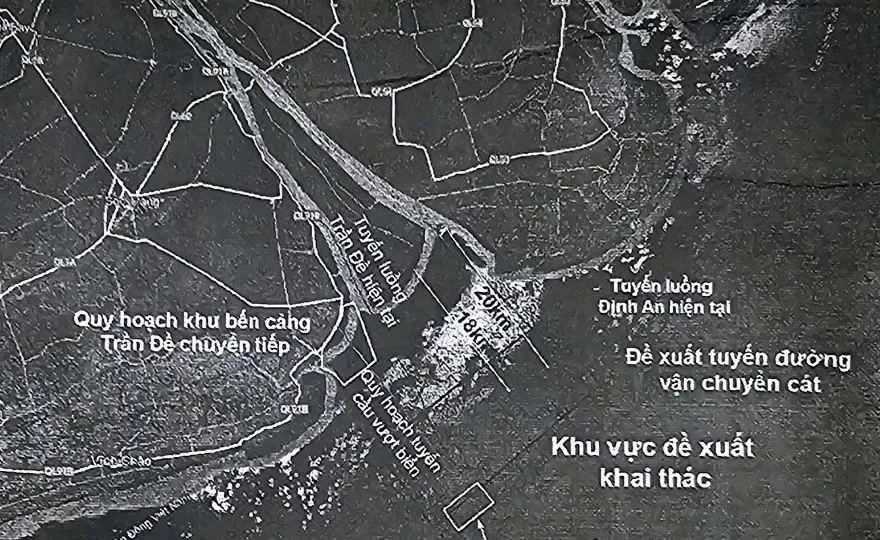 Chính thức giao khu vực biển 99,95ha để khai thác cát phục vụ cao tốc