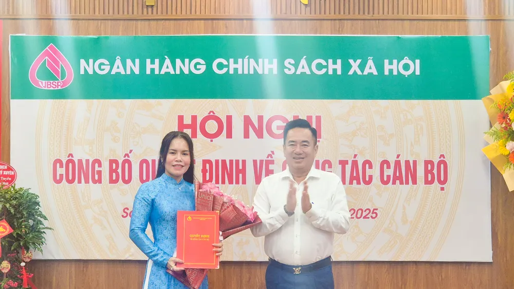 Bổ nhiệm Giám đốc Ngân hàng CSXH Chi nhánh tỉnh Sóc Trăng