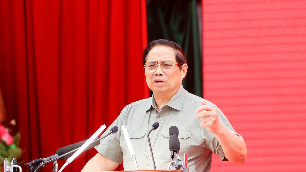 Thủ tướng Chính phủ Phạm Minh Chính chủ trì hội nghị về tình hình triển khai các dự án đường cao tốc khu vực ĐBSCL