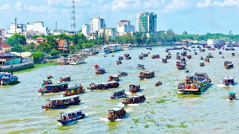 Rộn ràng lễ hội Tống phong vùng sông nước Cần Thơ