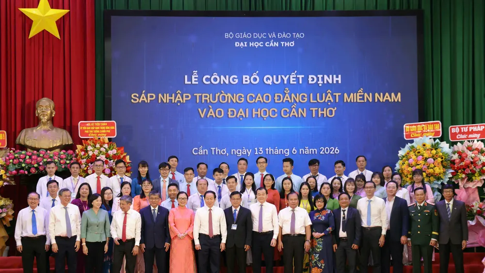 Trường Cao đẳng Luật miền Nam sáp nhập vào Đại học Cần Thơ