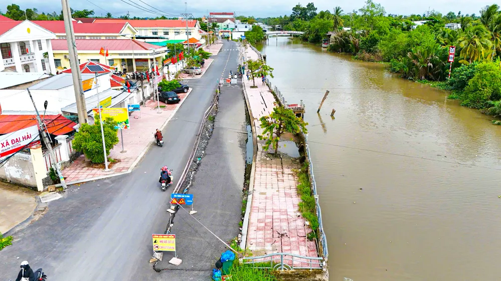 Cần Thơ: Tìm giải pháp khắc phục các điểm sạt lở nghiêm trọng trên tỉnh lộ 932C