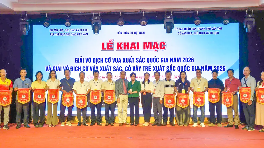 Cần Thơ: 312 vận động viên tranh tài giải vô địch cờ vua và cờ vây quốc gia