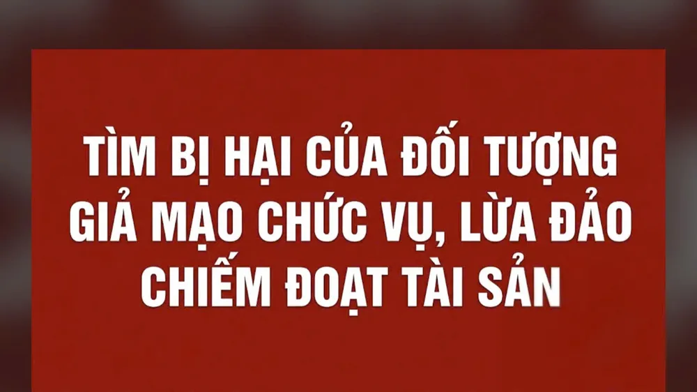 Cần Thơ: Tìm bị hại của đối tượng giả mạo cán bộ Ủy Ban Kiểm tra Trung ương để lừa đảo