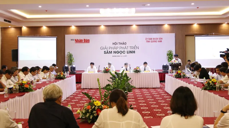 Quang cảnh buổi hội thảo. Ảnh: NGUYÊN KHÔI