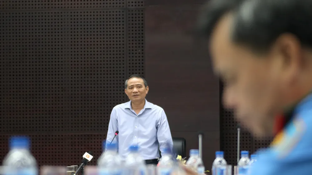 Bí thư Thành uỷ Đà Nẵng Trương Quang Nghĩa làm việc với Sở GTVT thành phố 