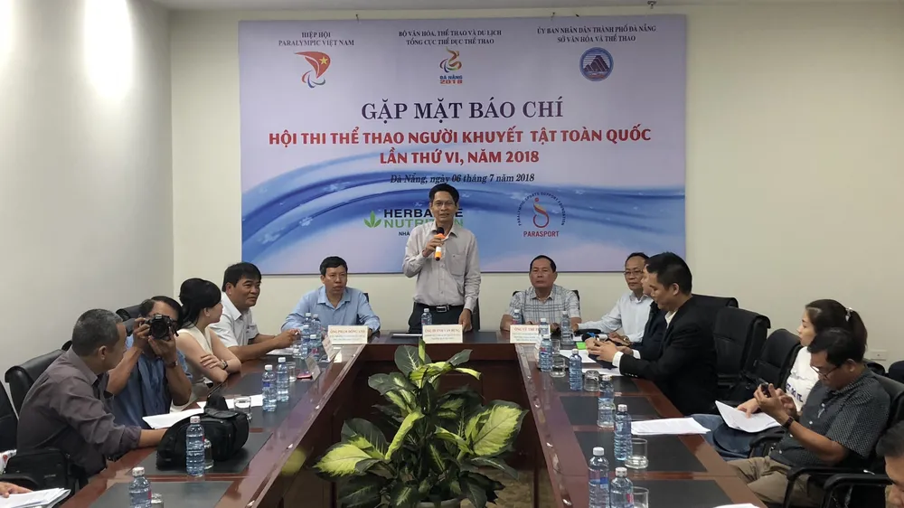Ban tổ chức họp báo công bố chương trình hội thi Thể thao người khuyết tật toàn quốc - 2018