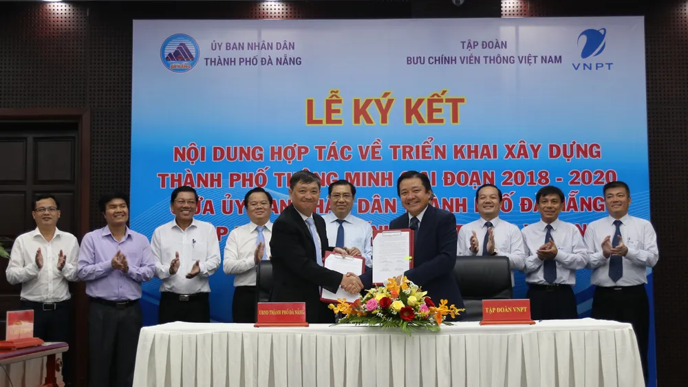 UBND TP Đà Nẵng và Tập đoàn VNPT ký kết hợp tác triển khai xây dựng thành phố thông minh giai đoạn 2018 - 2010