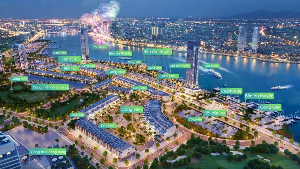 Phối cảnh dự án Marina Complex được giới thiệu trên website datxanhdanang.vn