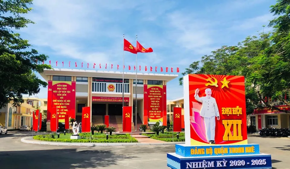 Chào mừng Đại hội Đảng bộ quận Thanh Khê, TP Đà Nẵng lần thứ XII, nhiệm kỳ 2020-2025