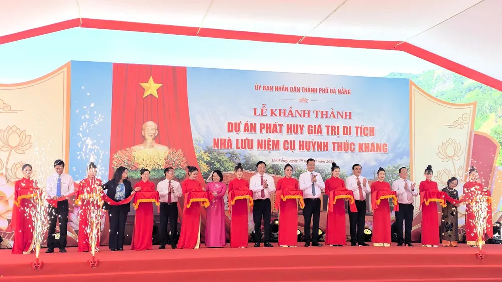 Khánh thành dự án Phát huy giá trị di tích Nhà lưu niệm cụ Huỳnh Thúc Kháng