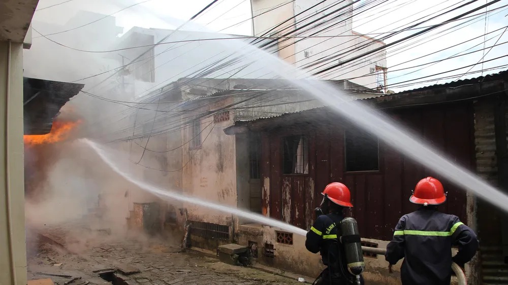 Cháy nhà ở trung tâm Đà Lạt, cụ ông 92 tuổi thiệt mạng