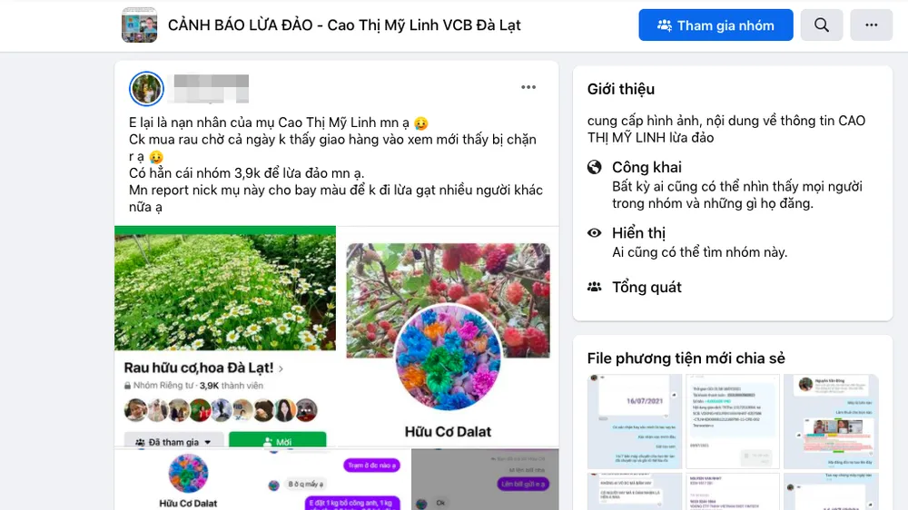 Hàng trăm người bị lừa mua "rau hữu cơ Đà Lạt" qua mạng giữa mùa dịch