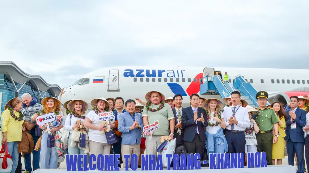 Khánh Hòa đón chuyến bay trực tiếp đến từ Nga