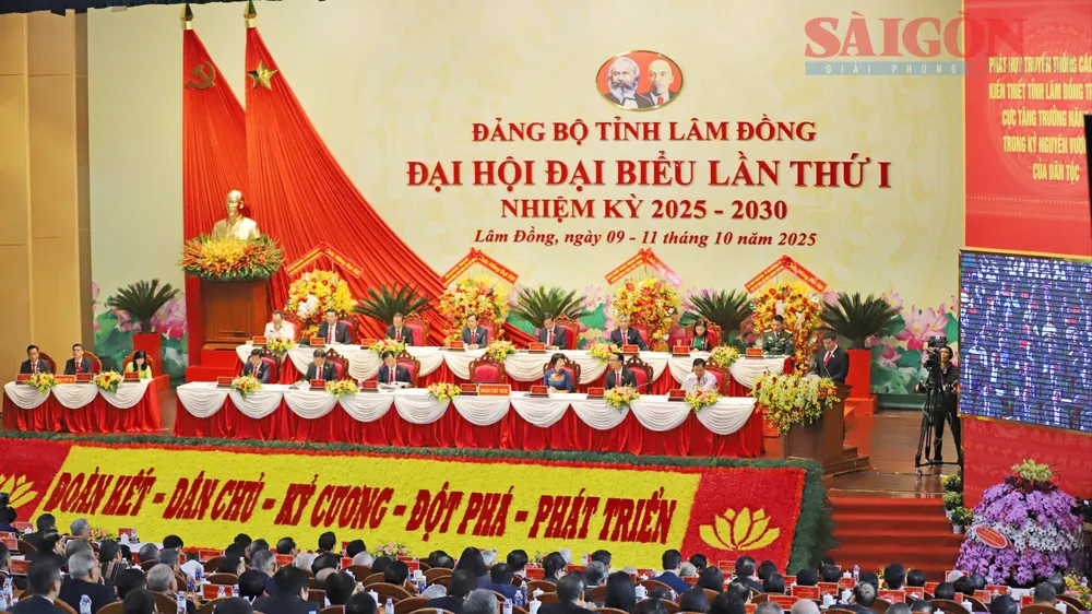 Khai mạc Đại hội đại biểu Đảng bộ tỉnh Lâm Đồng lần thứ I