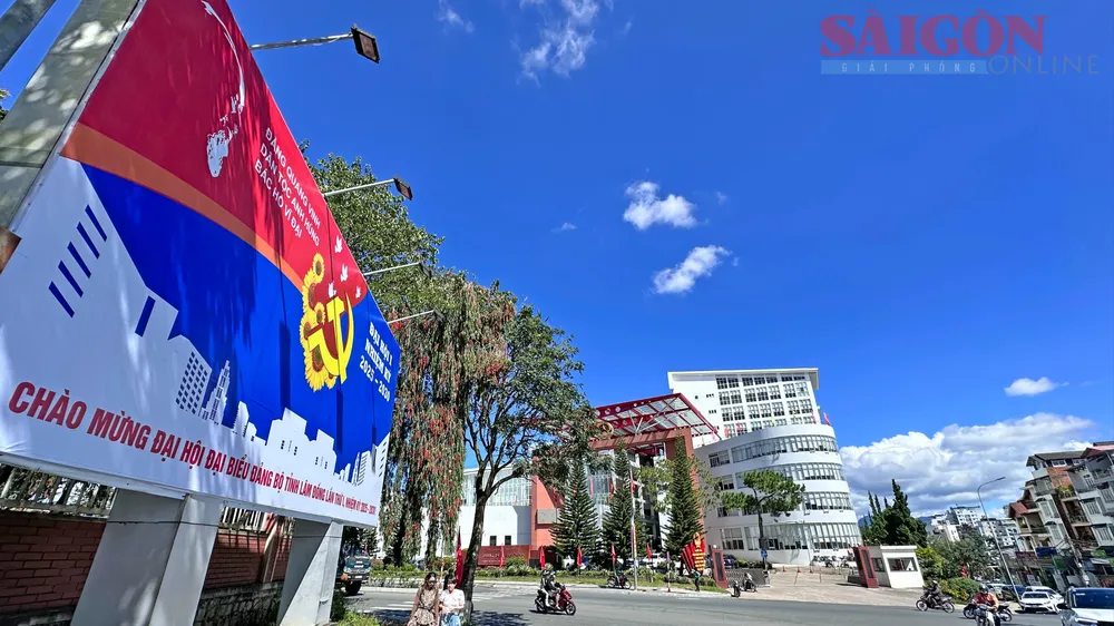 Khu Trung tâm hành chính tỉnh Lâm Đồng (phường Xuân Hương - Đà Lạt, tỉnh Lâm Đồng). Ảnh: ĐOÀN KIÊN