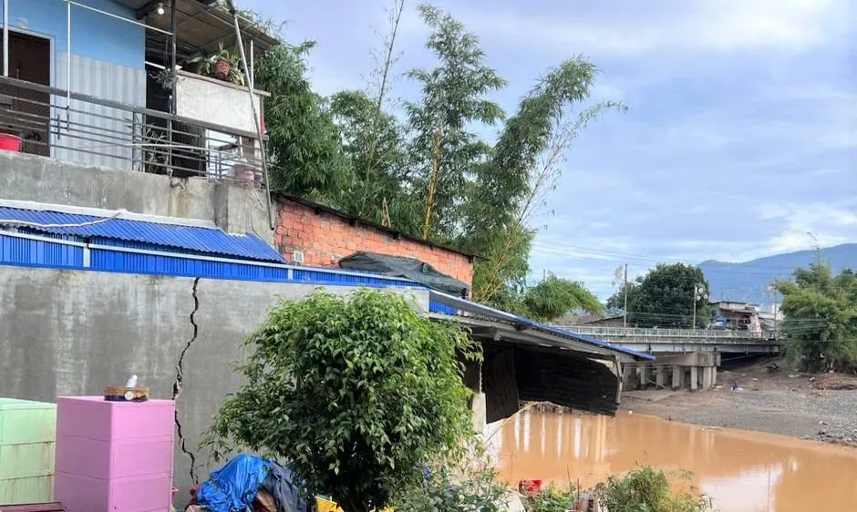 Lâm Đồng: Di dời khẩn cấp 6 hộ dân ở xã D’ran do sạt lở