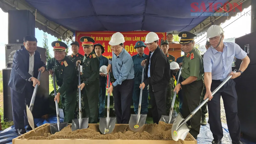 Khởi công xây dựng nhà cho người dân vùng lũ ở Lâm Đồng
