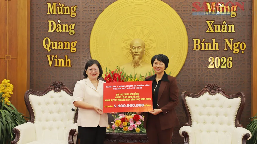 Lãnh đạo TPHCM thăm, chúc tết, hỗ trợ Lâm Đồng chăm lo an sinh xã hội
