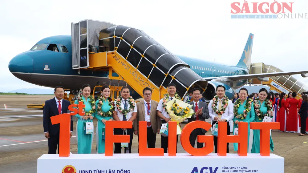 Sân bay Liên Khương chính thức đón chuyến bay đầu tiên sau gần 6 tháng