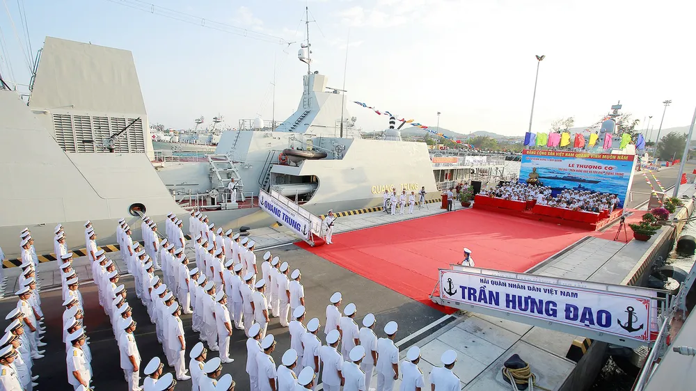 Quang cảnh lễ thượng cờ