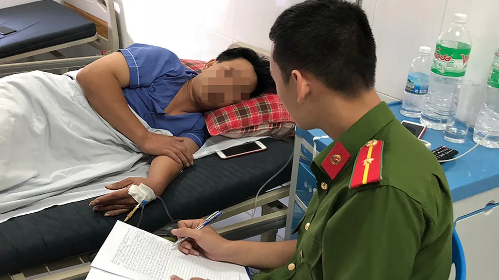 Anh T. khai với công an điều tra