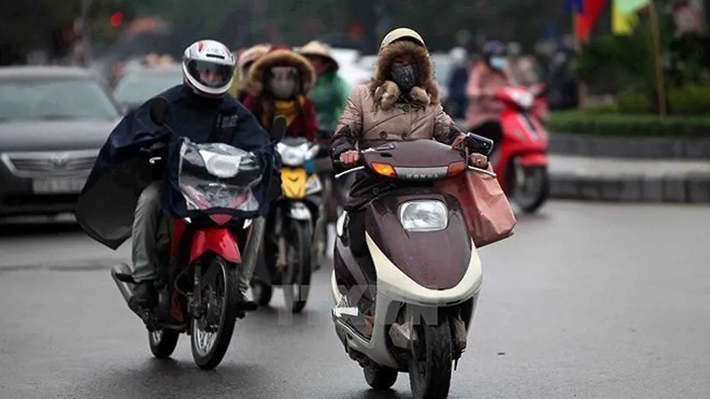 Ngày 7-9, khối không khí lạnh tràn về nước ta, nhiệt độ giảm đột ngột từ 5°C - 10°C