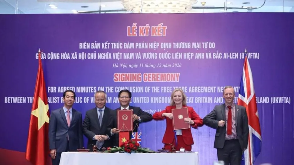 Việt Nam kết thúc đàm phán Hiệp định UKVFTA với UK