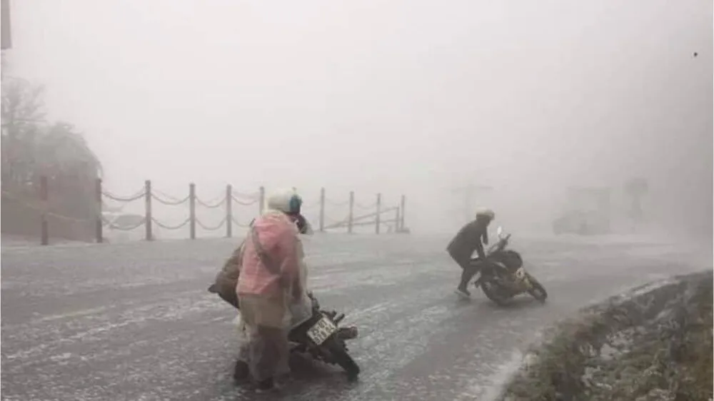 Dự báo vùng núi cao có thể xảy ra băng giá