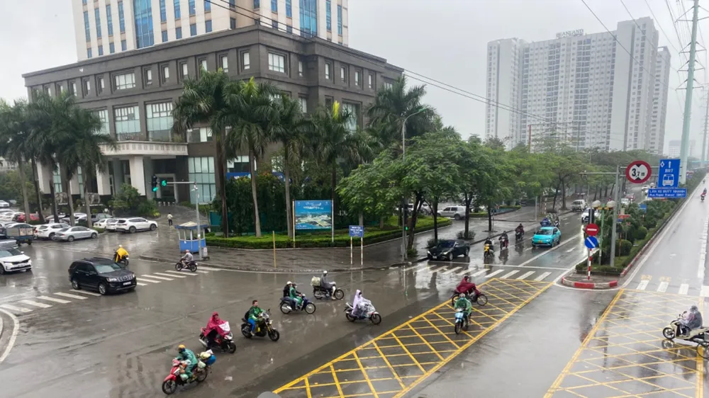 Hà Nội mưa dầm cả ngày