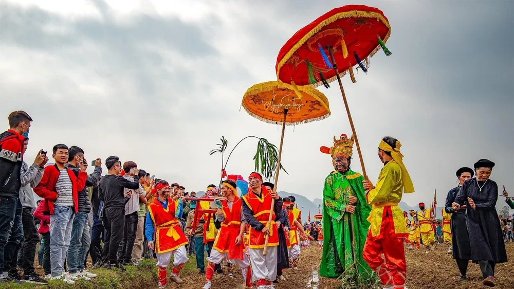 Ngày mai 24-2, khai hội “bôi mặt nhọ” rước “của quý” ở Lạng Sơn